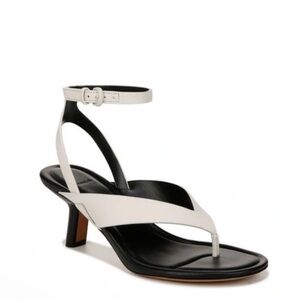 Vince White Ankle Strap Heels